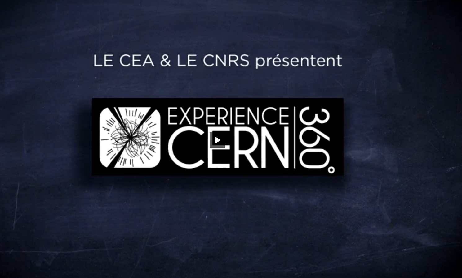 Webdocumentaire experience-cern360