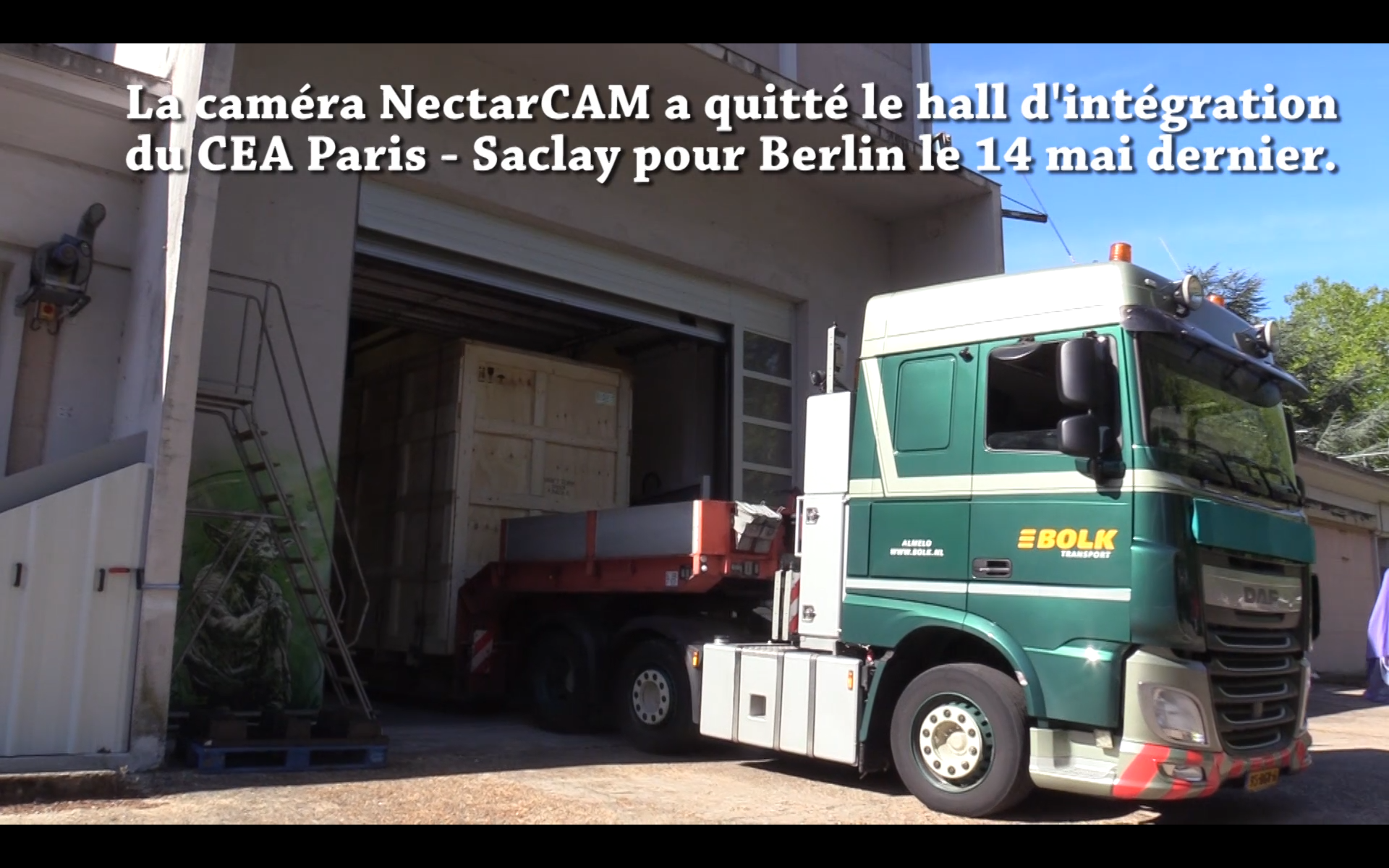 Départ de NectarCAM pour Berlin